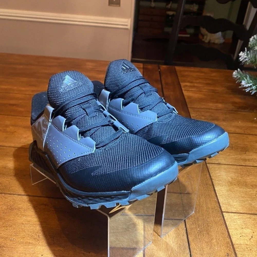 Adidas Vigor Bounce K Running Shoes Black Gray Men's 7.0